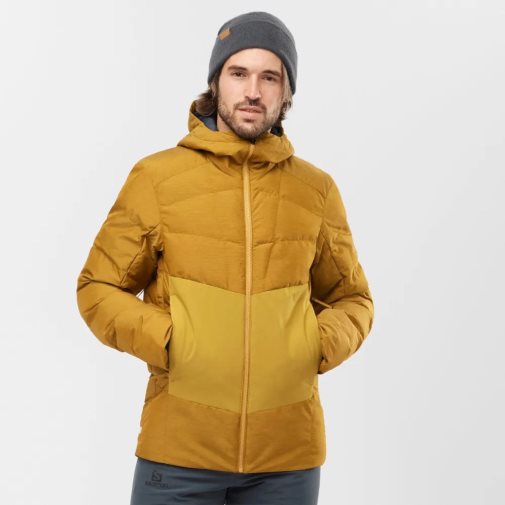 Chaquetas De Esquí Salomon Snowshelter Insulated Hombre Marrom | MX OUXT143